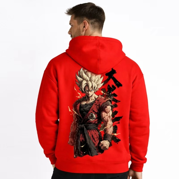 Unisex Anime Graphic Streetwear Hoodie