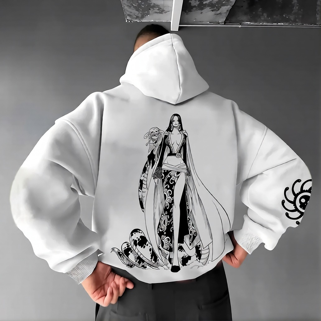 Unisex Anime Graphic Streetwear Vintage Hoodie-Anime x kingdom