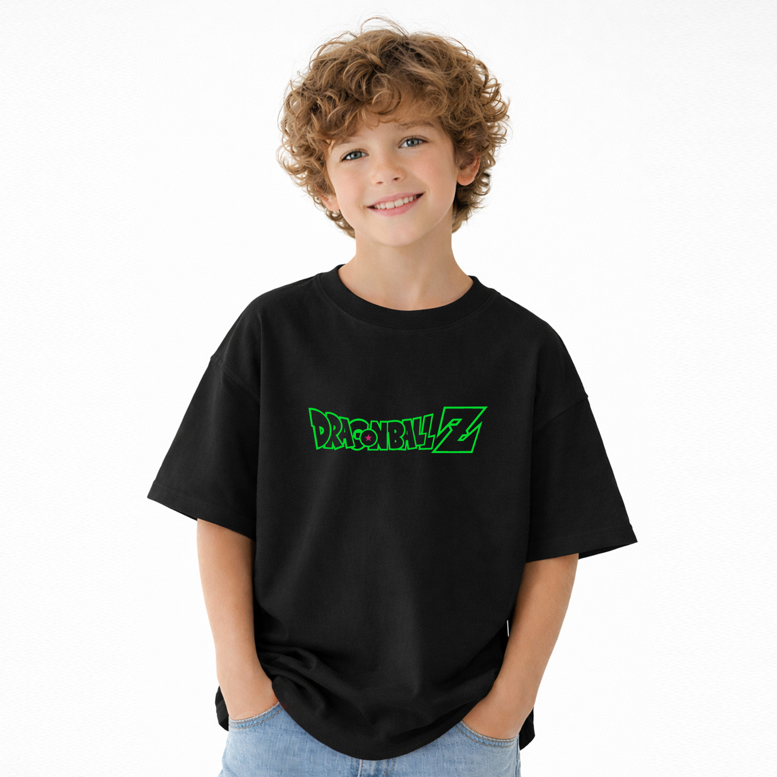 Dragon Ball Anime Graphic T-Shirt for Kids Cartoon Print Cotton Tee