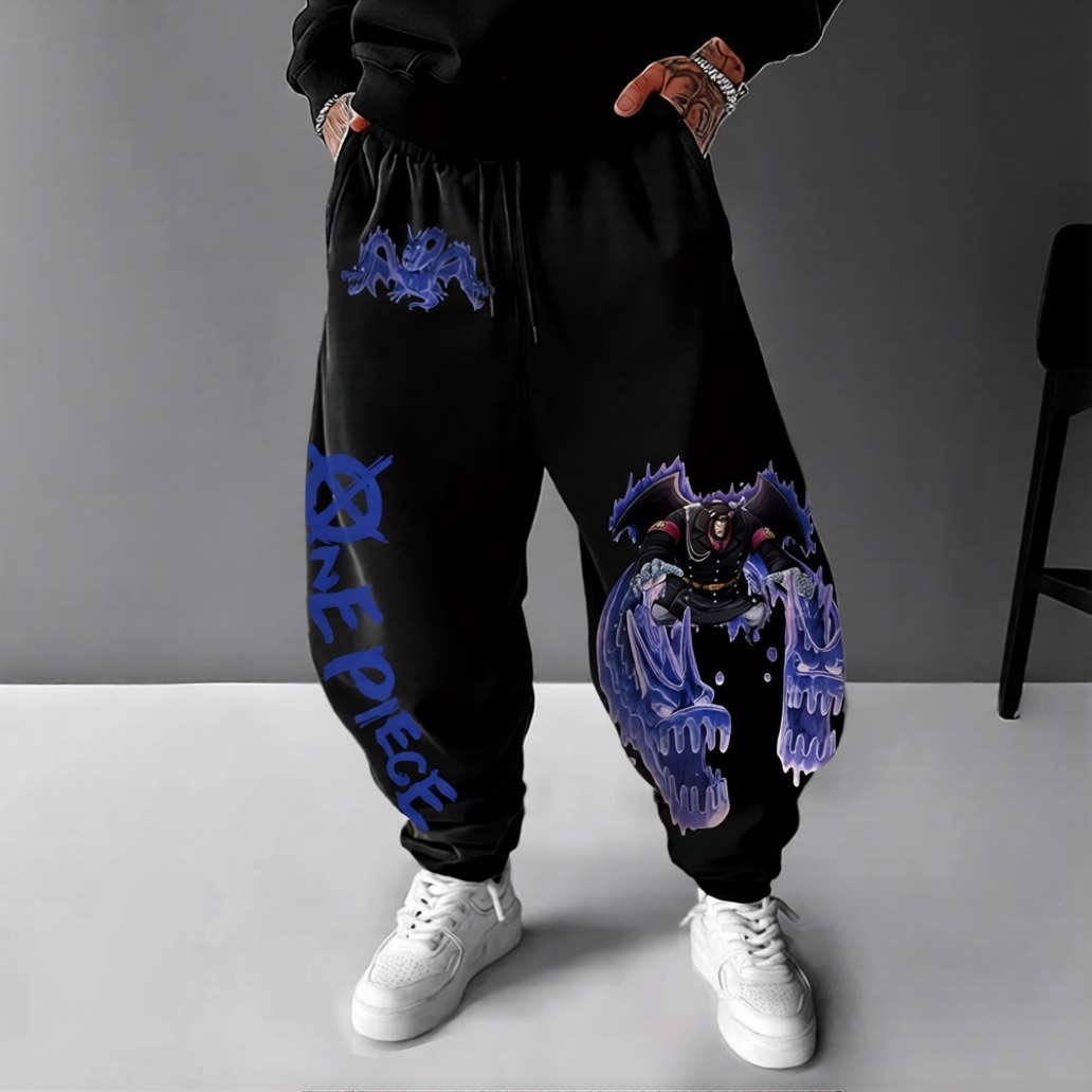 Unisex Anime Inspired Vintage Pants-Anime x kingdom