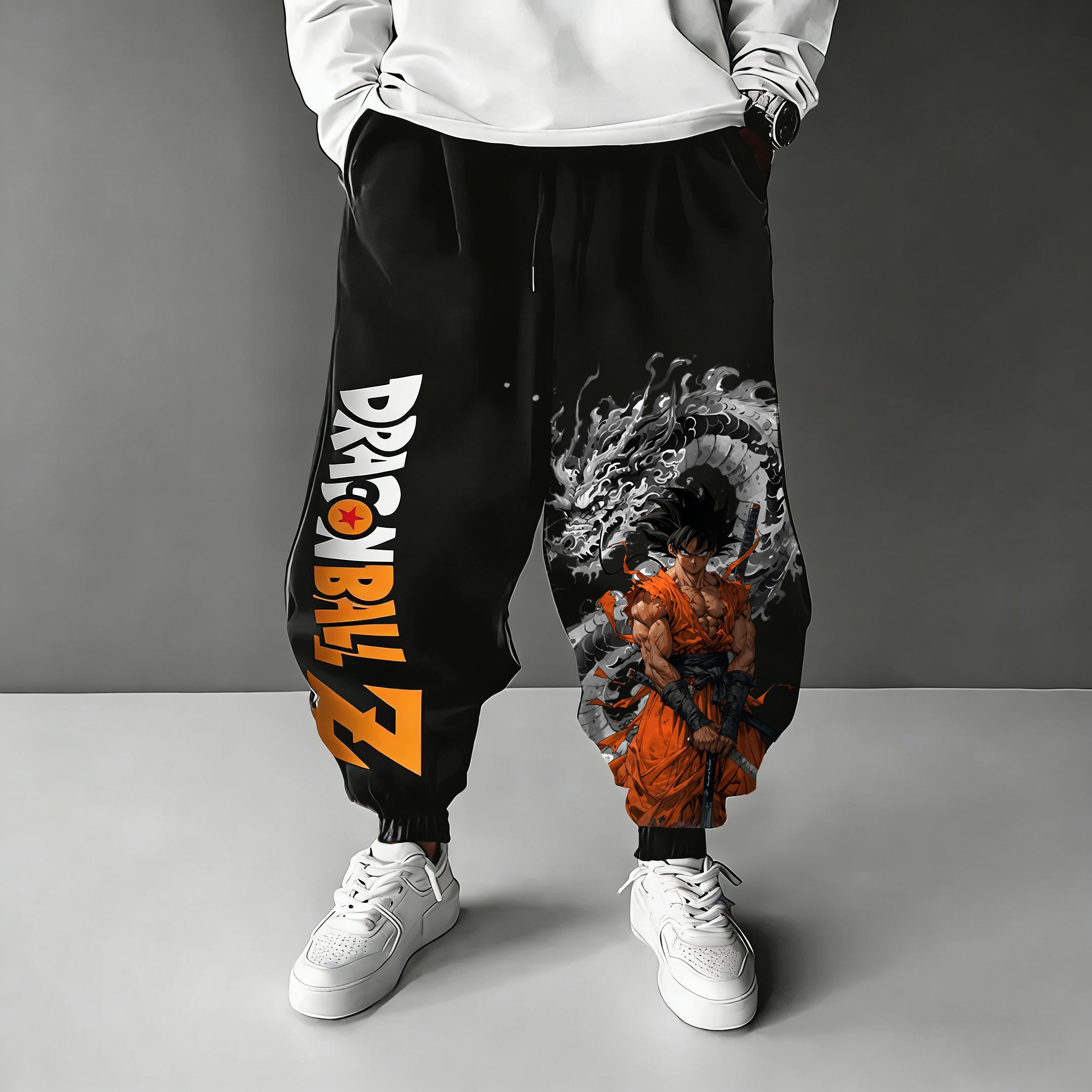 Unisex Casual Anime Streetwear Pants-Anime x kingdom