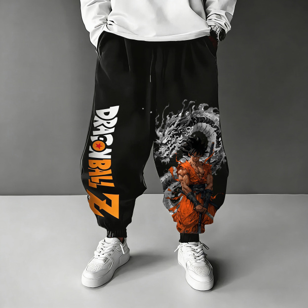 Unisex Casual Anime Streetwear Pants-Anime x kingdom