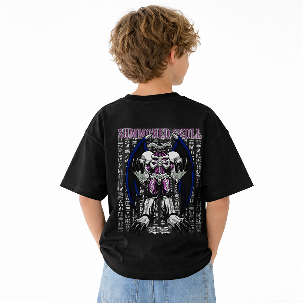 Yu-Gi-Oh! Anime Graphic T-Shirt for Kids Cartoon Print Cotton Tee