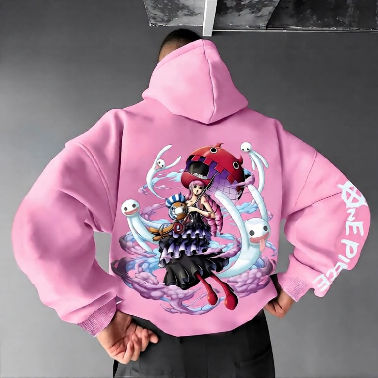Unisex Anime Graphic Streetwear Vintage Hoodie