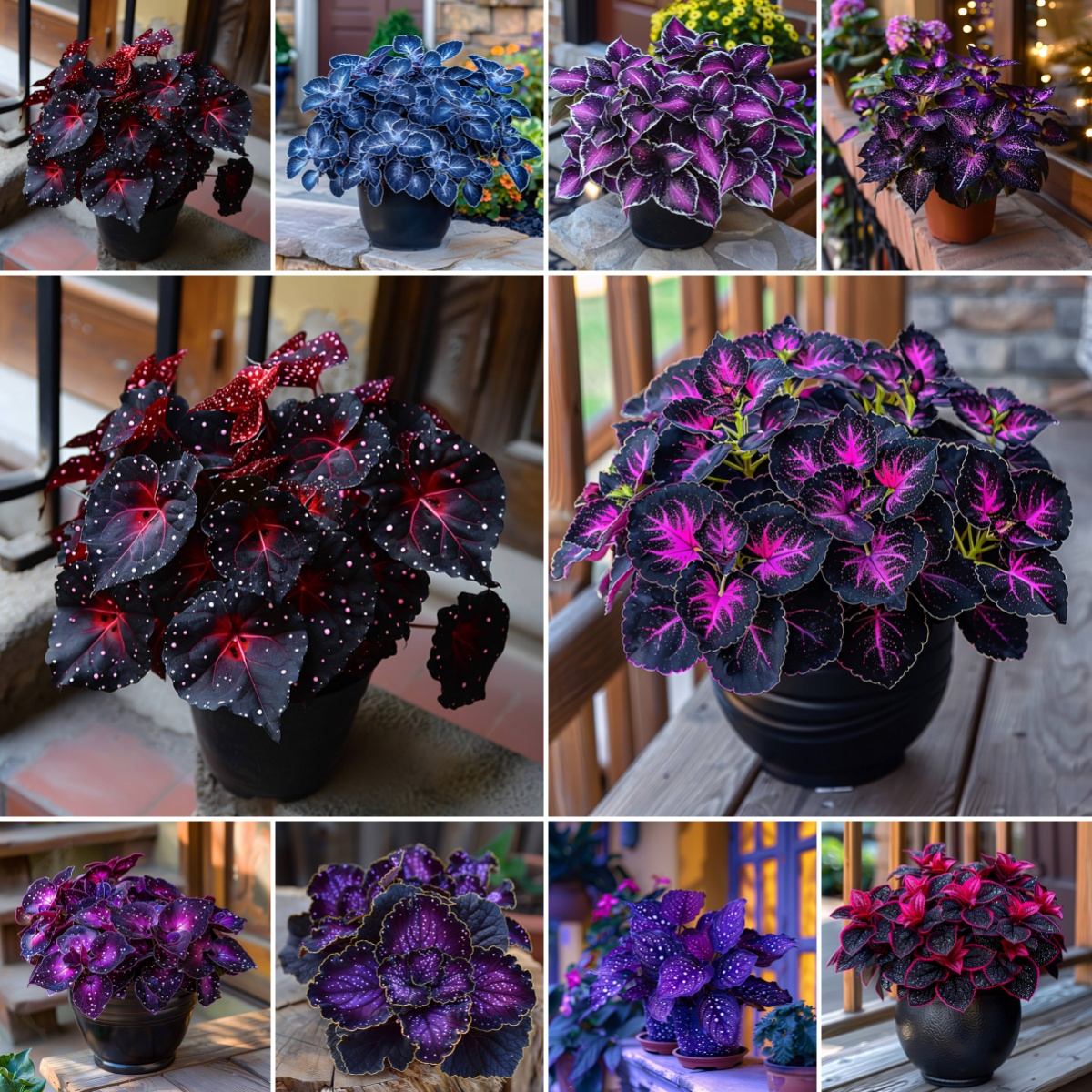 Rare Galaxy Polka Dot Begonia🌌☘️ - Interior Design, Foliage Plants ✨🏘️