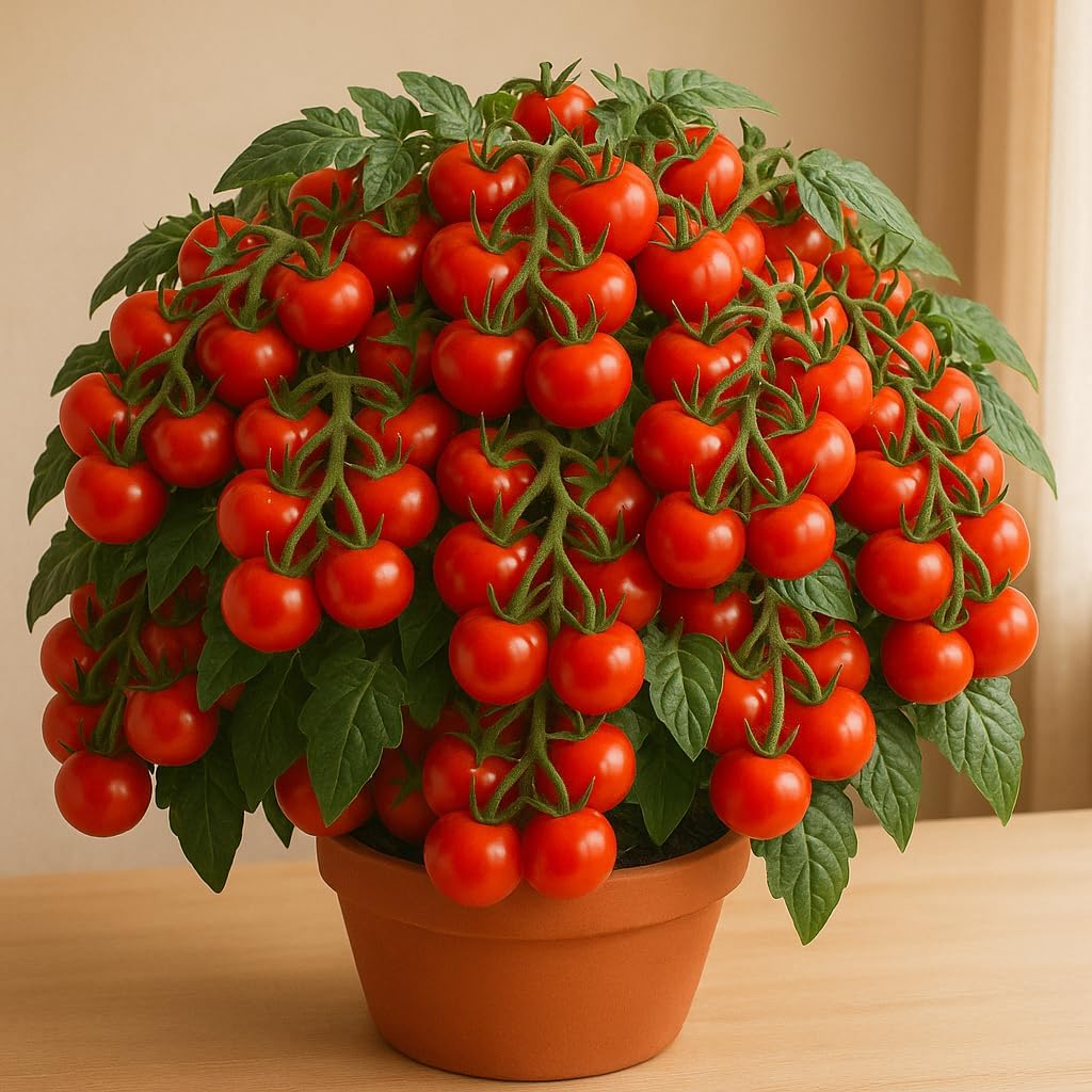 🍅🍅Семена от саксийни домати джудже