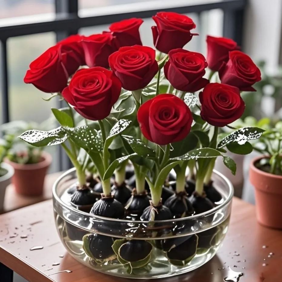Хидропонни луковици за рози - Завладяващи ароматни рози 🌹 Могат да се отглеждат в вода или почва