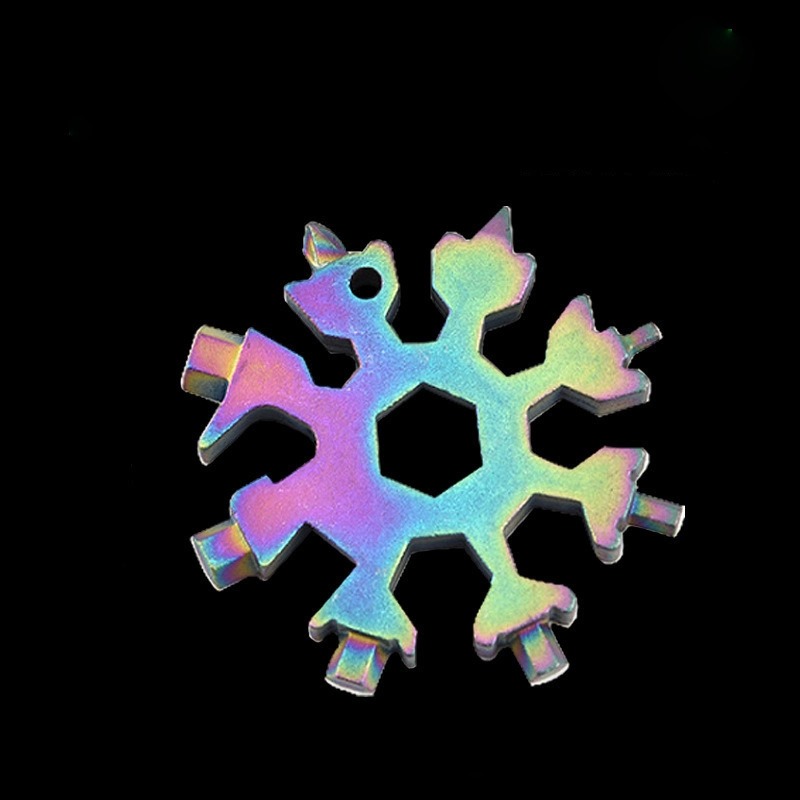 Многофункционален инструмент 18 в 1 от неръждаема стомана, преносим за приключения на открито❄️