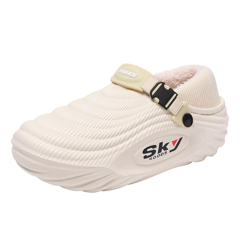 Нови, неплъзгащи се, плюшени обувки с мека подметка