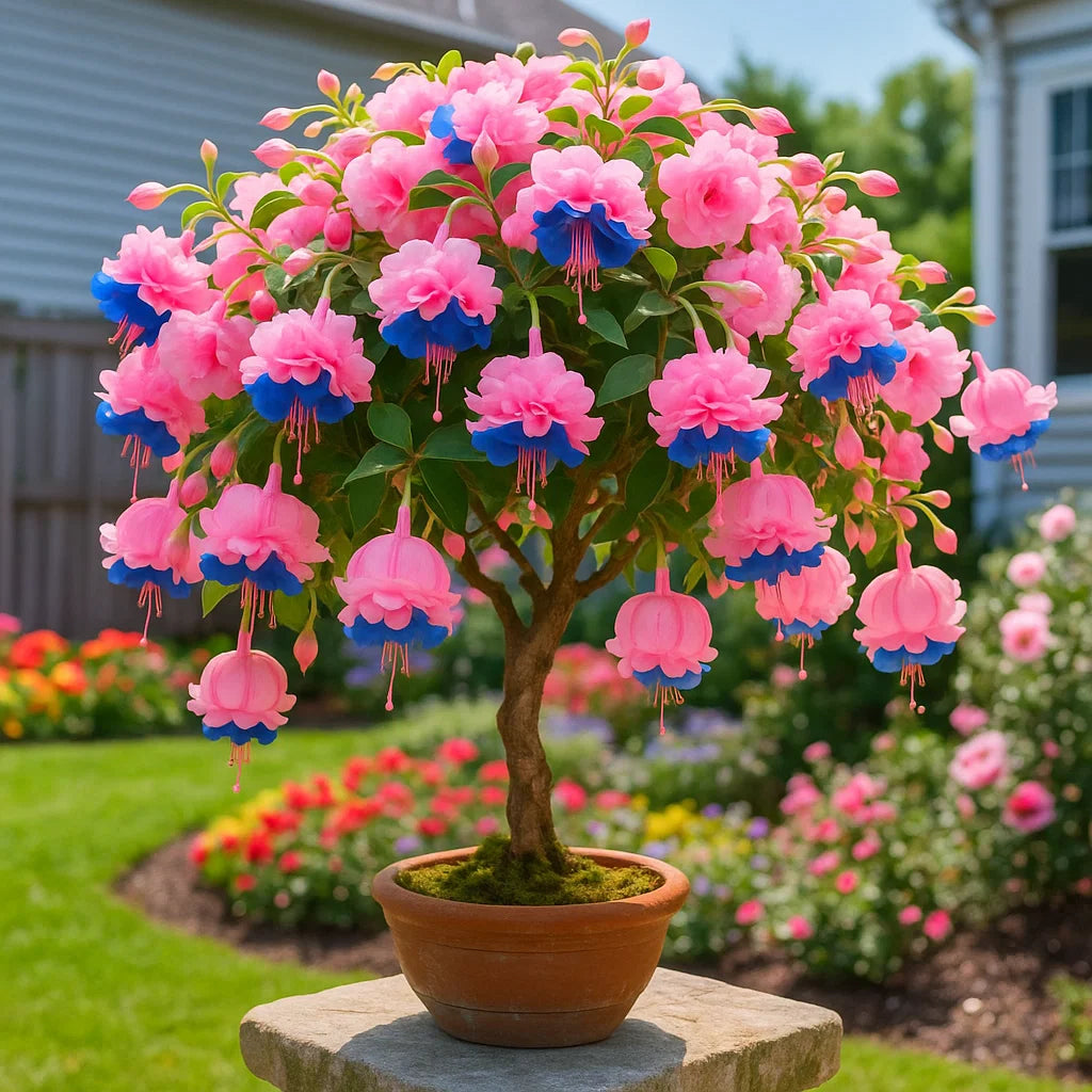 🌸 Dvojitá fuchsia – krásne kvitnúce rastliny milujúce tieň