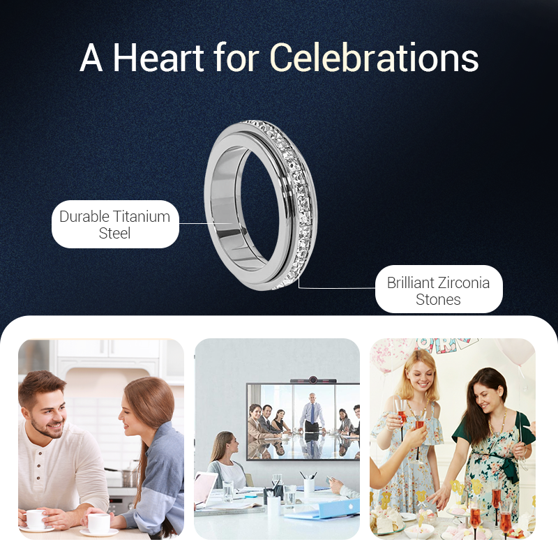 💖 Znajdź spokój, obracając się stopniowo. | Obracający się pierścień uważności.