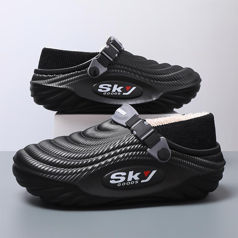 Нови, неплъзгащи се, плюшени обувки с мека подметка