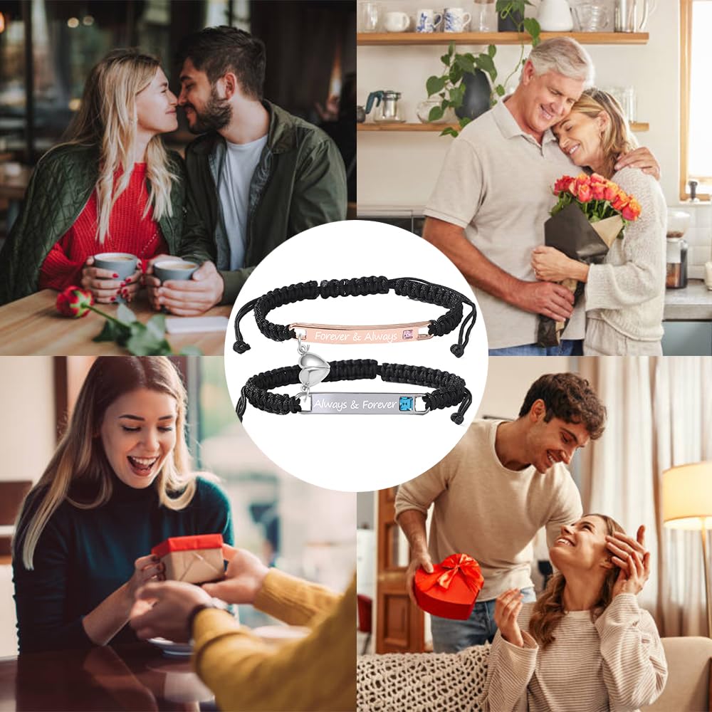 🔥ГОРЕЩА РАЗПРОДАЖБА 50% ОТСТЪПКА🔥Комплект регулируеми плетени гривни във формата на сърце