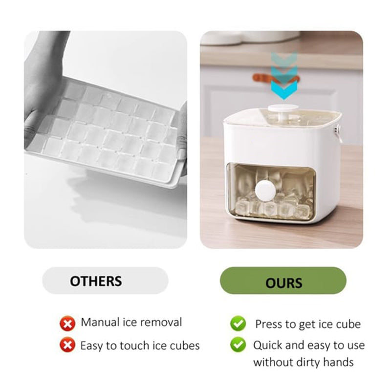 ⛱️ЛЯТЕН ДЕН - САМО 135.00 ЗЛ!!⚡НАД 50 000 ПРОДАДЕНИ🧊Удобна двуетажна форма за лед с плъзгане