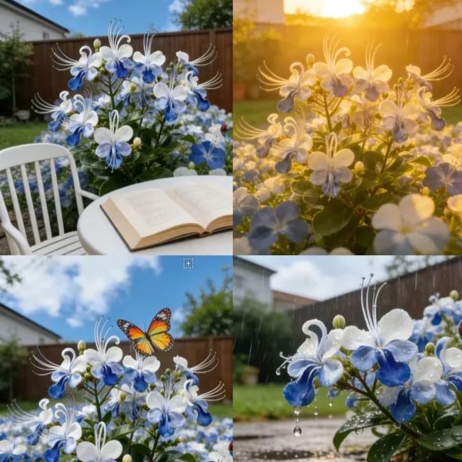 🌌 Семена от цвете Синя пеперуда – Пренесете небето в градината си!