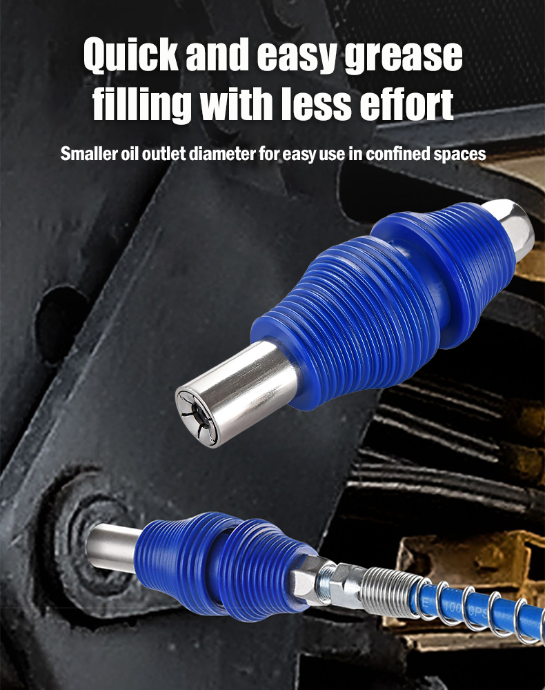 🛠️Нов тип дюза за грес. Оборудван със заключващи клещи и свързваща тръба.