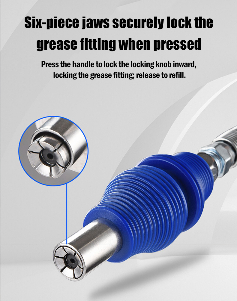 🛠️Нов тип дюза за грес. Оборудван със заключващи клещи и свързваща тръба.