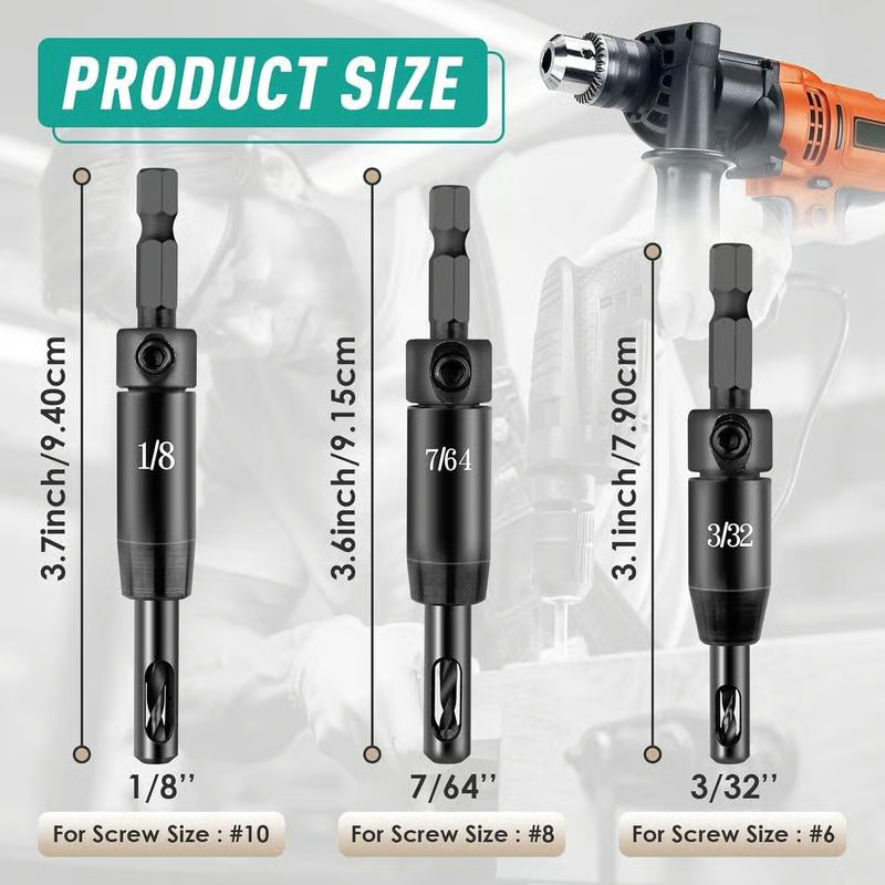 🔥Limited Time 49% Off✨2026 Upgraded Self Centering Drill Bit Set Vix Bits(4PCS)