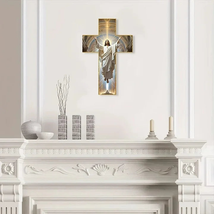 🔥Разпродажба в края на годината Спестете 60 % ОТ✝ Vintage Wooden Jesus Christ Wall Cross