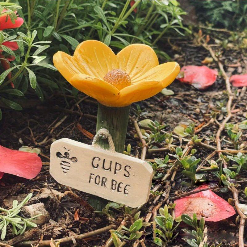 🌸Станция за поливане на пчели от смола във формата на цвете🐝💧
