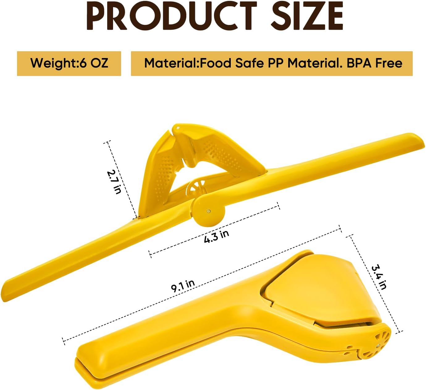 🍋Плосък сокоизстисквачка за лимон