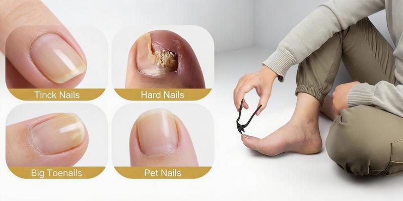 US nail clipper ergonomic non-slip grip