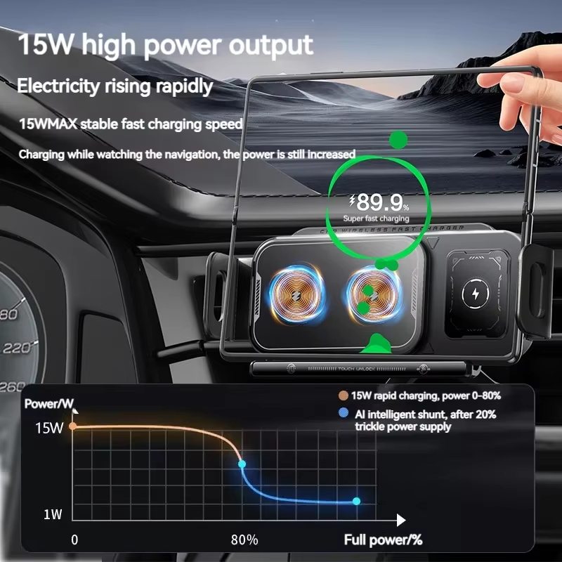 Многофункционален държач за телефон на автомобилното табло