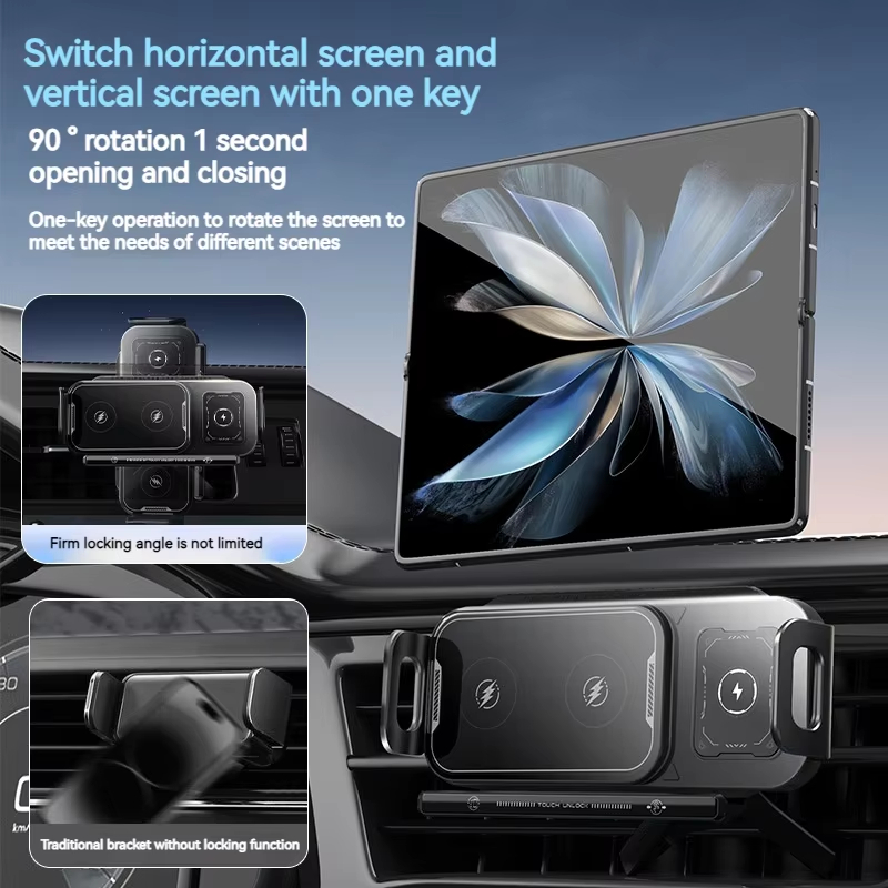 Многофункционален държач за телефон на автомобилното табло