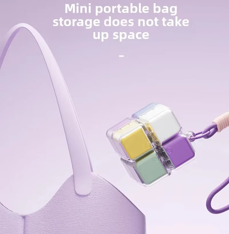 Магнитна кутия за лекарства с кубчето на Рубик