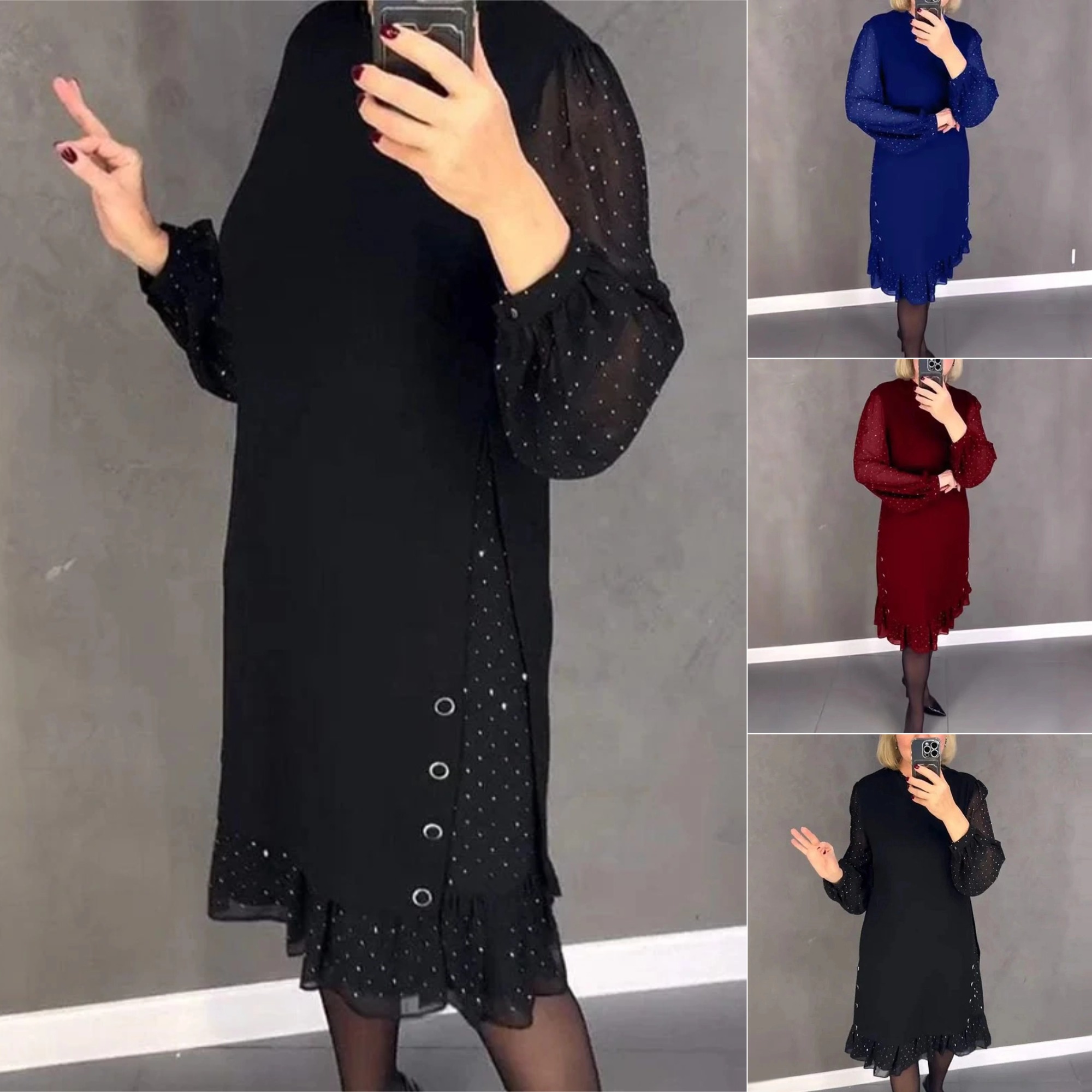 👗👗Nowa elegancka, stylowa i wygodna sukienka