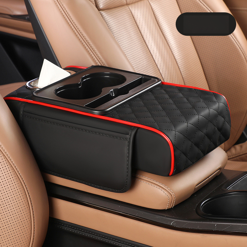 Многофункционална подложка за подлакътници от изкуствена кожа за автомобили