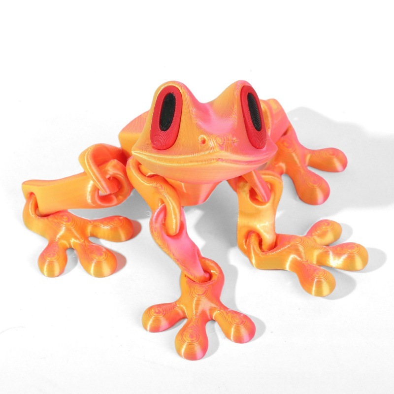 🔥3D отпечатана магнитна жаба играчка