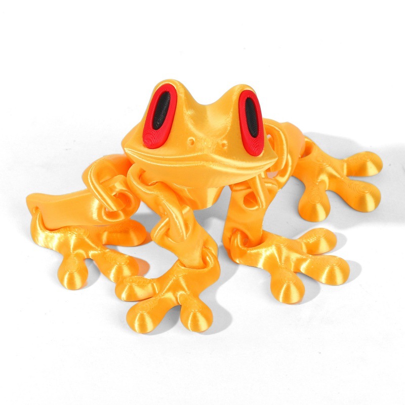 🔥3D отпечатана магнитна жаба играчка