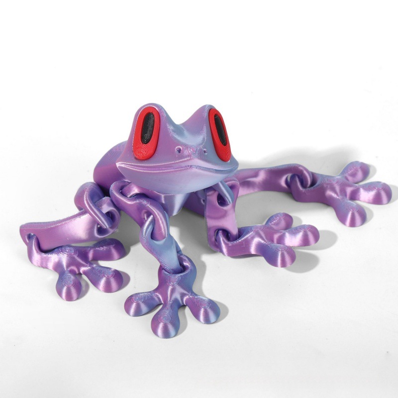 🔥3D отпечатана магнитна жаба играчка