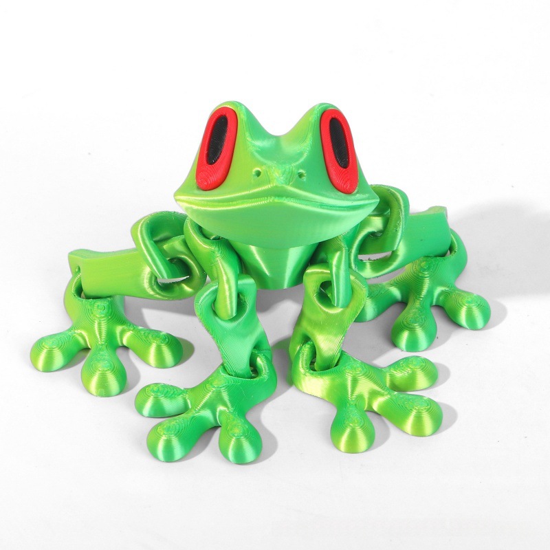 🔥3D отпечатана магнитна жаба играчка