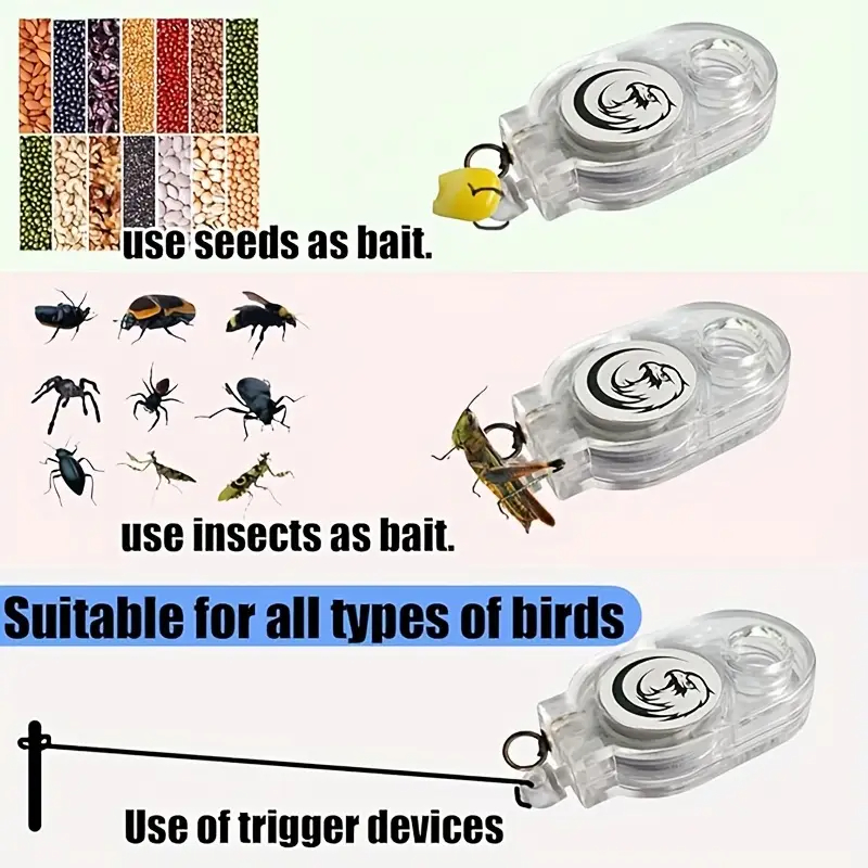 Външни пружинни капани 4/8, самозаключващи се капани с висока чувствителност