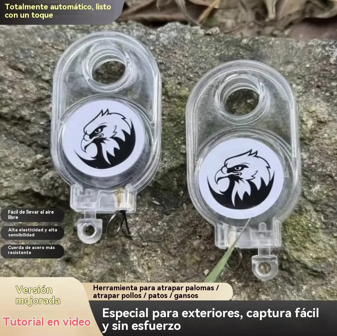 Външни пружинни капани 4/8, самозаключващи се капани с висока чувствителност