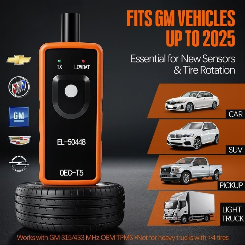 Инструмент за нулиране на GM TPMS