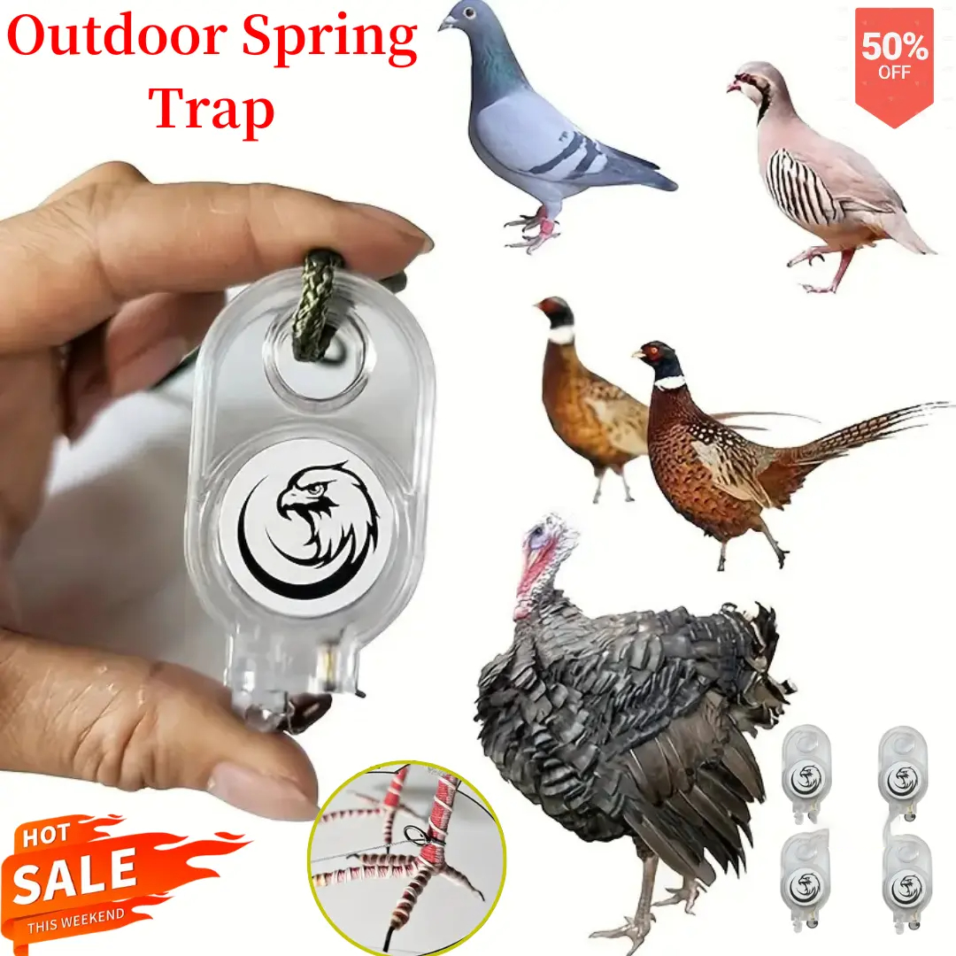 Външни пружинни капани 4/8, самозаключващи се капани с висока чувствителност