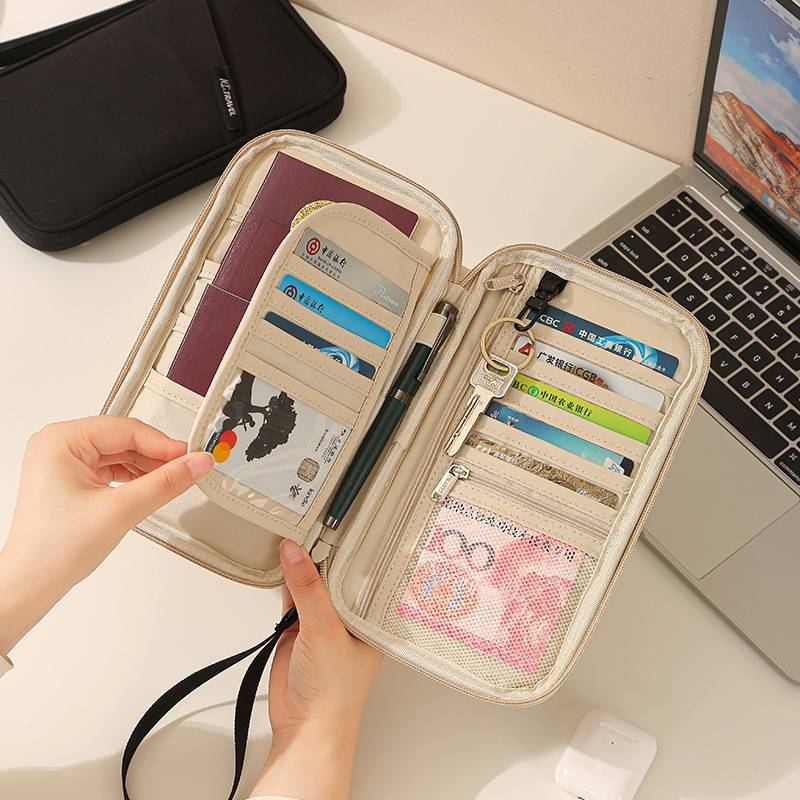 Чанта за документи, паспорт и лична карта от удебелен плат Оксфорд