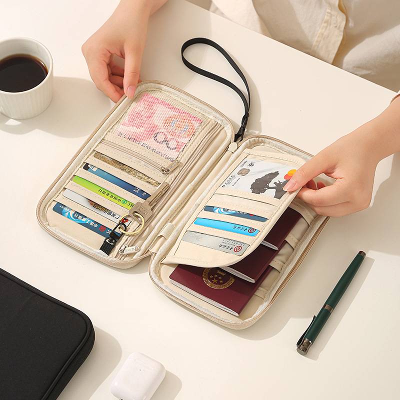 Чанта за документи, паспорт и лична карта от удебелен плат Оксфорд