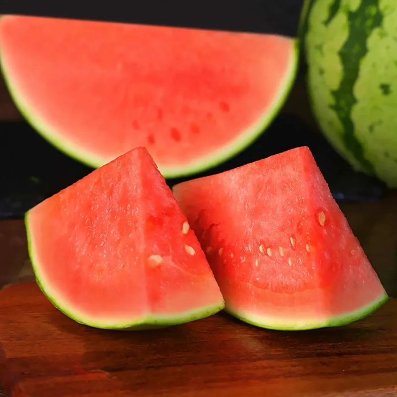 🍉 Семена от червен рубинен пъпеш – Висок добив, тънка кора, сладък и сочен, идеален за отглеждане в саксия