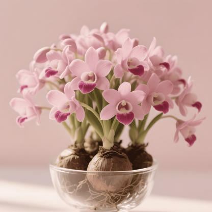 🐵💮 Cibuľky opičej orchidey – môžu rásť v pôde aj hydroponicky 💧🌱