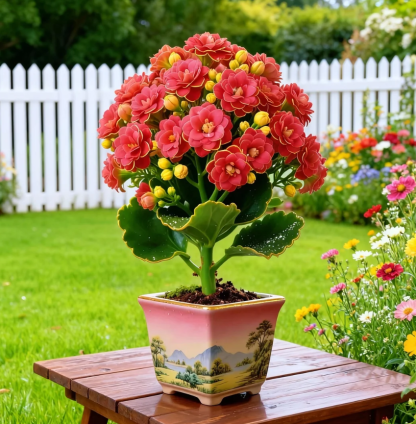 🌸 Каланхое „Здрач океан“ – Вълшебен цвят за вашата градина 🌊✨