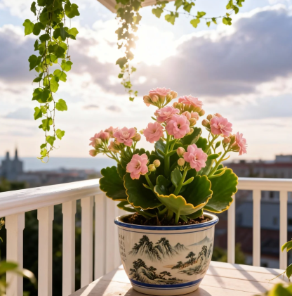 🌸 Каланхое „Здрач океан“ – Вълшебен цвят за вашата градина 🌊✨