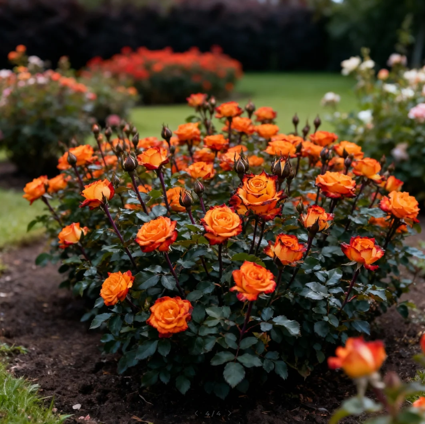 🔥🌹Firestorm – Розата, която разцъфтява като огън във вашата градина