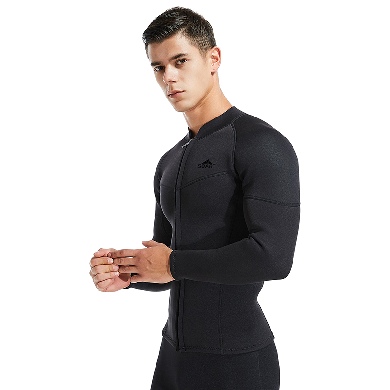 Sbart Surfsuit Diving Suit Diving Professional Wet Suit Diving Limestone Mens 3mm Wetsuit Topper Neoprene Wetsuit Jacket-SBART SPORTS