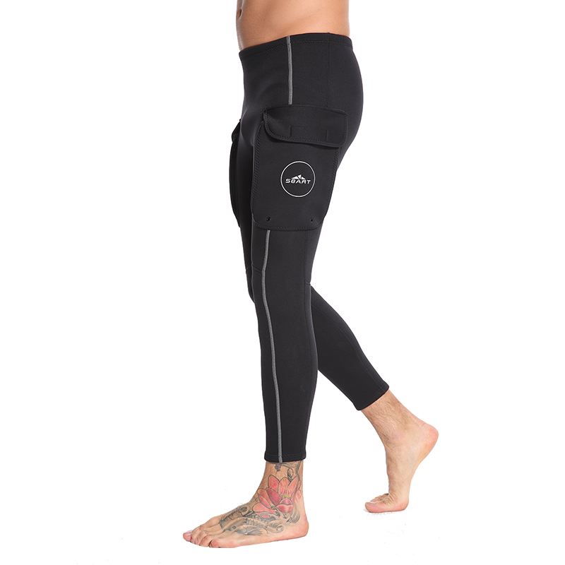 Custom 3MM wetpants Surf pants neoprene diving nine-point pants Swim trunks Warm separate wetsuit wetpants Outdoor-SBART SPORTS