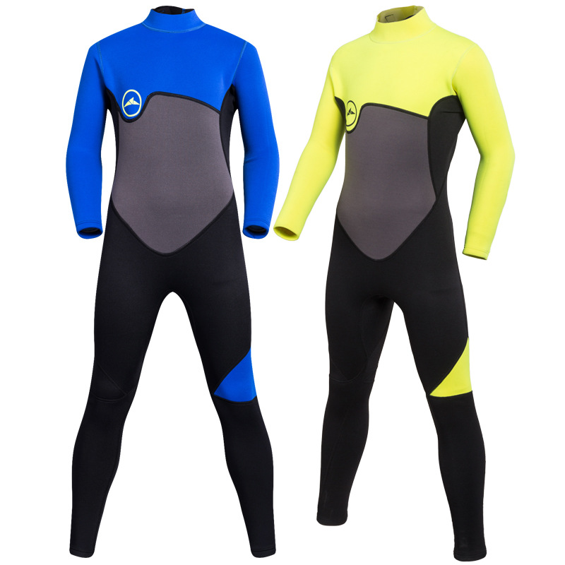Sbart Kids Neoprene Wetsuit 2MM Diving Suits Neoprene Wet Suit Full Body Back Zipper Kids Diving Swimming Surfing Wetsuit-SBART SPORTS