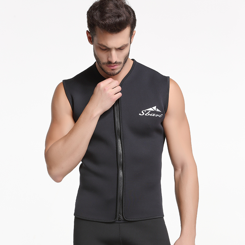 diving suit Front Zipper Long John 5mm Neoprene Spearfishing Surfing Wetsuit Vest-SBART SPORTS